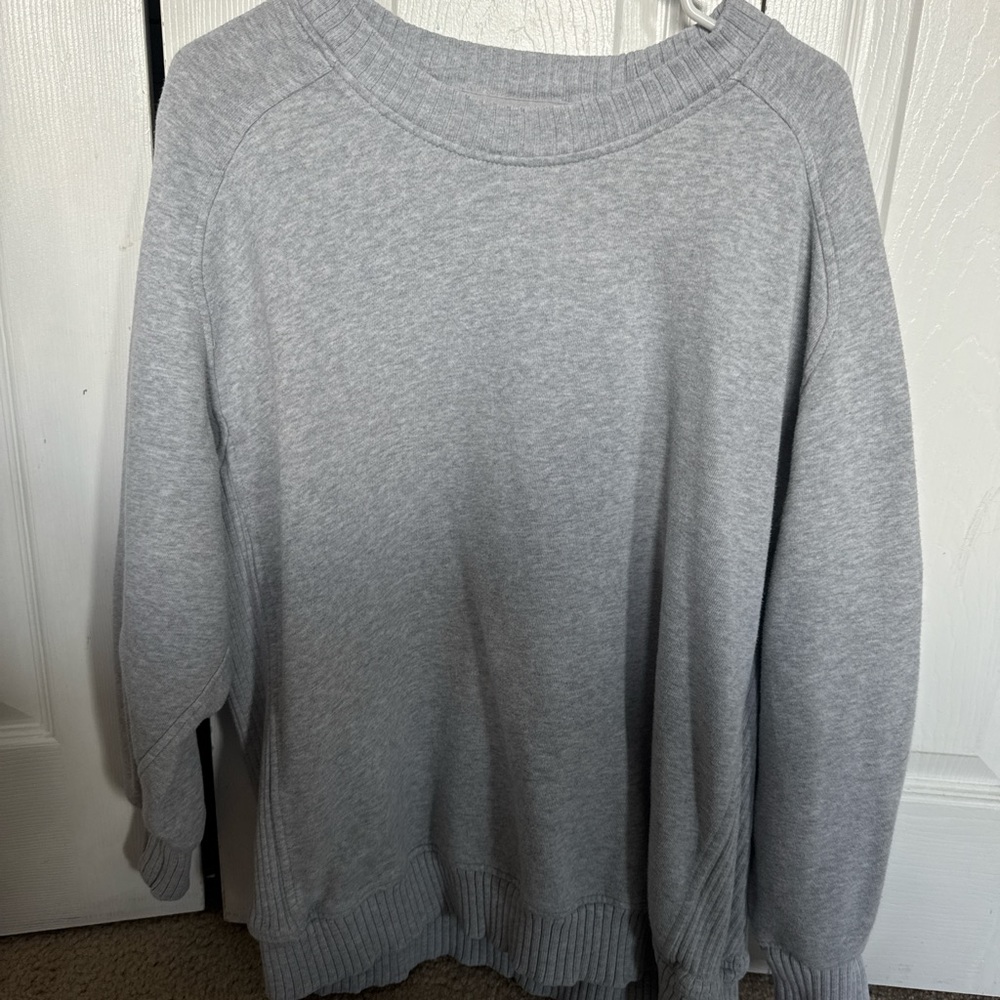 Gray Crewneck Sweatshirt aerie